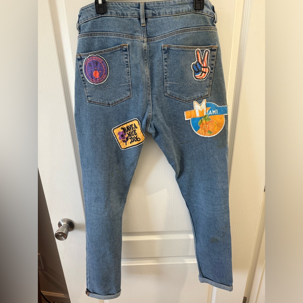Asos Patch Jeans